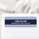 Search for navy blue return address labels Girly