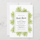 Search for tree bridal shower invitations Palm trees