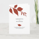 Search for folded wedding programs Rustic