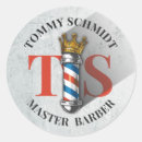 Search for professional barber stickers Barbershop