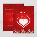 Search for love christmas invitations Hearts