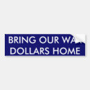 Search for dollars bumper stickers End