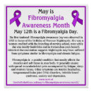 Search for fibromyalgia awareness posters May