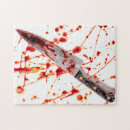 Search for blood splatter Knife