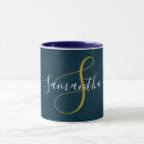 Search for gold mugs Letter