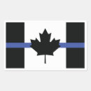 Search for blue line stickers Flag