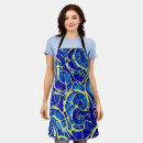 Search for mosaic pattern aprons Blue