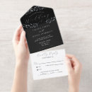 Search for branch wedding invitations Black and white