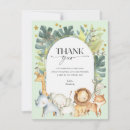 Search for safari animals thank you cards Modern