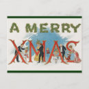 Search for nostalgic designs postcards Victorian christmas