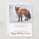 Search for fox christmas cards Snow