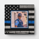 Search for lines plaques Thin blue line