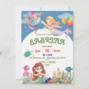 Search for water turtle invitations Under the sea