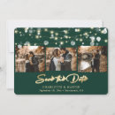 Search for emerald wedding save the dates Green and gold
