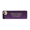 Search for owl in tree return address labels Halloween