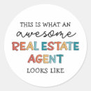 Search for funny real estate stickers Agent