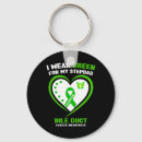 Search for green ribbon key rings Warrior