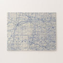 Search for road map puzzles Blue