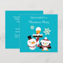 Search for penguin seasonal invitations Snowman