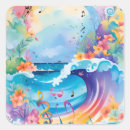 Search for music wave stickers Ocean