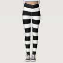 Search for black and white striped leggings Horizontal