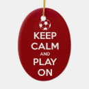 Search for soccer ball christmas tree decorations Red
