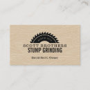 Search for tree trimming business cards Wood