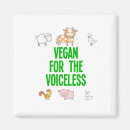 Search for funny vegan magnets Cute