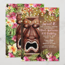 Search for hawaiian luau sweet 16 invitations Hibiscus