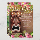Search for hawaiian luau sweet 16 invitations Hibiscus