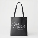Search for new year tote bags Black white