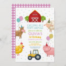Search for farm yard birthday invitations Party