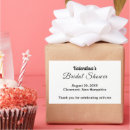 Search for bridal shower rectangle stickers Typography