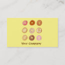 Search for donut shop business cards Dessert