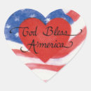 Search for america heart stickers God bless america