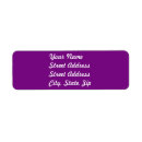 Search for plum return address labels Plain
