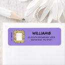 Search for show return address labels Friends tv show