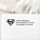 Search for shield return address labels Supergirl