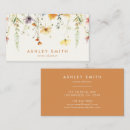 Search for cream colored business cards Floral