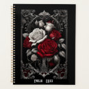 Search for gothic planners Red roses