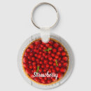 Search for strawberry cake key rings White