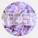 Search for lavender floral thank you stickers Baby shower