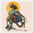 Search for vintage fishing stickers Sunset