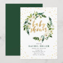 Search for watercolor greenery baby shower invitations Elegant
