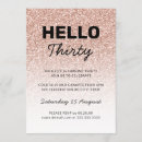 Search for pink rose birthday invitations Sparkle