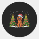 Search for irish setter dog stickers Happy sequin christmas tree
