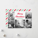 Search for candy cane christmas cards Striped