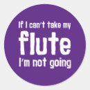 Search for music gear stickers Flautist