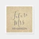 Search for future mr and mrs napkins Party