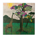 Search for giraffe tiles Africa